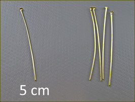 S30 - Vergoldete Nietstifte 50 mm / 5 cm lang