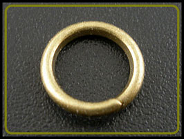 Bronzefarbene offene Biegeringe Ø 8 mm und 1.5 mm Stärke - R106