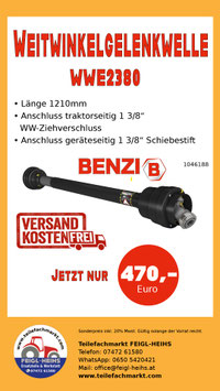 Weitwinkelgelenkwelle