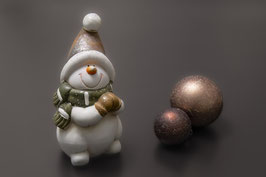 WG06  - Schneemann mit Weihnachtskugeln
