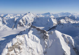 Doppelkarte B6 blütenweiss  - Alpen 5