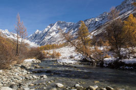 Doppelkarte B6 blütenweiss - Herbststimmung auf der Fafleralp 6 - PA257704