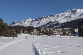 Doppelkarte B6 blütenweiss - Heidsee im Winter III - P1259824