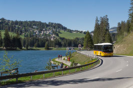 Doppelkarte B6 sonnengelb - Heidsee / Valbella - P52777928