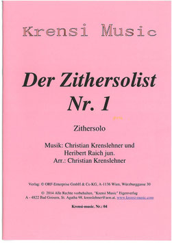 Notenheft: Zithersolist Nr. 1