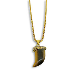 Gold Tiger Tooth
