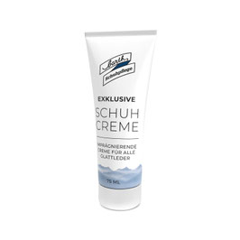Barth Schuh Creme für Glattleder 75-ml-Tube mit Schwammaufträger