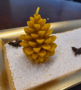 Bienenwachskerze "Zapfen"