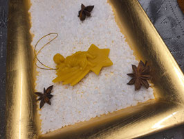 Christbaumanhänger "Engel auf Stern"