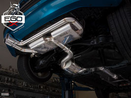 EGO-X - Abgasanlage 3" für Seat Leon 5F 1,8TSI linksseitig