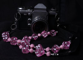 camera strap pink