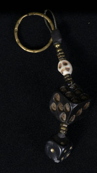 key chain "skulldice"