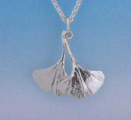 Double Ginkgo Pendant L 4 D P