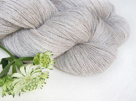 welthase baby alpaca cashmere lace light grey