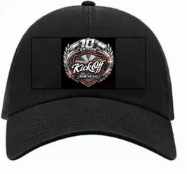Basebal cap Action met KickOff logo bedrukt kleur: zwart