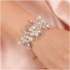 Armband Perlen Strass N5867