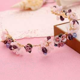 Haarband-Haardraht Blumen Perlen Haarschmuck Festlich Haarschmuck Hochzeit N22100