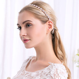 Haarband Strass Art.Nr.20016-Gold