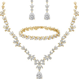 Brautschmuck Set Art.Nr.85082-G