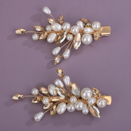 Set 2. Stk. Haarklammern Art. Nr.4150-Gold