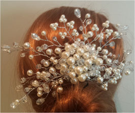 Haarschmuck Braut Haarkamm Perlen Haarkamm Hochzeit N30008