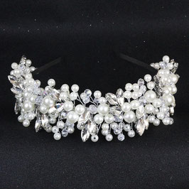 Haarreif Perlen Strass Art. N2216