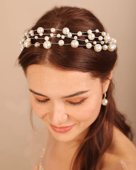 Haarband Perlen Art. N2634 Haarschmuck Hochzeit