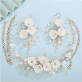 Brautschmuck Set Art. N8688-G