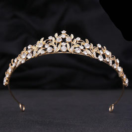 Diadem Gold Strass Art. Nr.1586-Gold