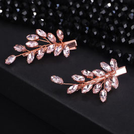 Set 2.Stk. Haarklammern Rosegold Art. Nr.4633