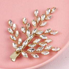 Haarklammer Strass Art.Nr.4210-Gold