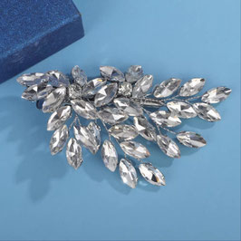 Haarklammer Strass Art. Nr.4602-Silber