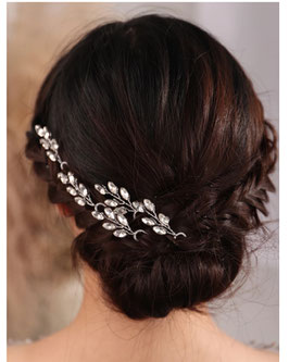 Set 5. Stk. Haarnadeln Strass Silber Haarschmuck Braut Haarschmuck Hochzeit N6268-S