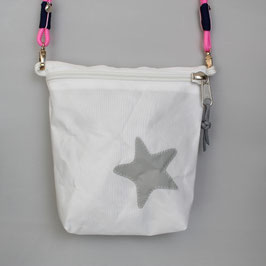 Kleine Tasche weiß "Seestern" mit