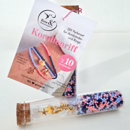 DIY Perlenset für Armbänder und Ringe "Korallenriff"