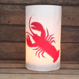 Windlicht "Hummer" rot