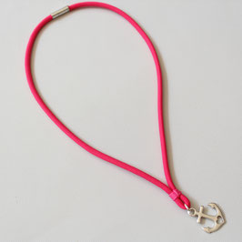 Kette "Anker" aus pink Tauwerk