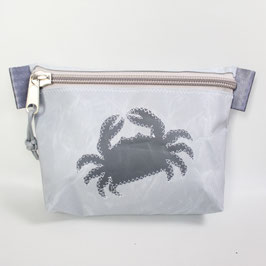Segeltasche grau mit grauem Motiv
