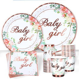 Baby Girl Set (Blumen) 96-teilig, 24P