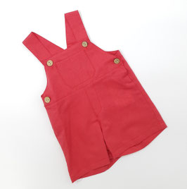 Peto de lino. Ref. 2610. Color: rojo