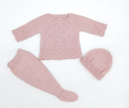 Conjunto de polaina, jersey y gorrito. Ref. 8604.