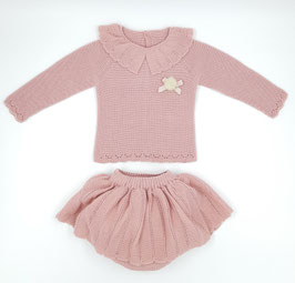 Conjunto jersey y falda. Ref. 9424.