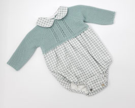 Pelele con el cuerpo de punto. Ref. 735.