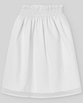 Faldón con punto smock. Ref. 008-153387.