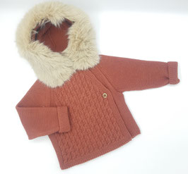 Abrigo con pelo. Ref. 9895.