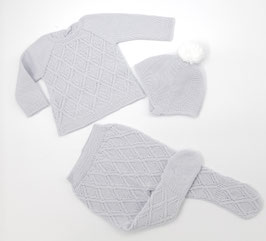Conjunto de polaina, jersey y gorrito. Ref. 9807.