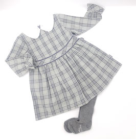 Vestido infantil de cuadros. Ref. 2238W25.