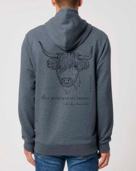 Unisex Hoodie "Rind" in dark navy