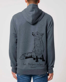 Unisex Hoodie "Fuchs" in dark navy