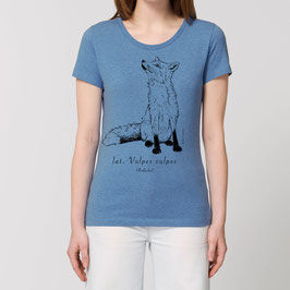 Frauen T-Shirt in mid heather blue